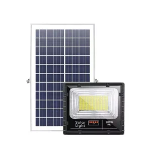 High Quality Affordable and Durable JD 200W Solar Flood Light Outdoor Security in Nairobi, Kisumu, Mombasa, and Eldoret by Damany Solar Dealers.